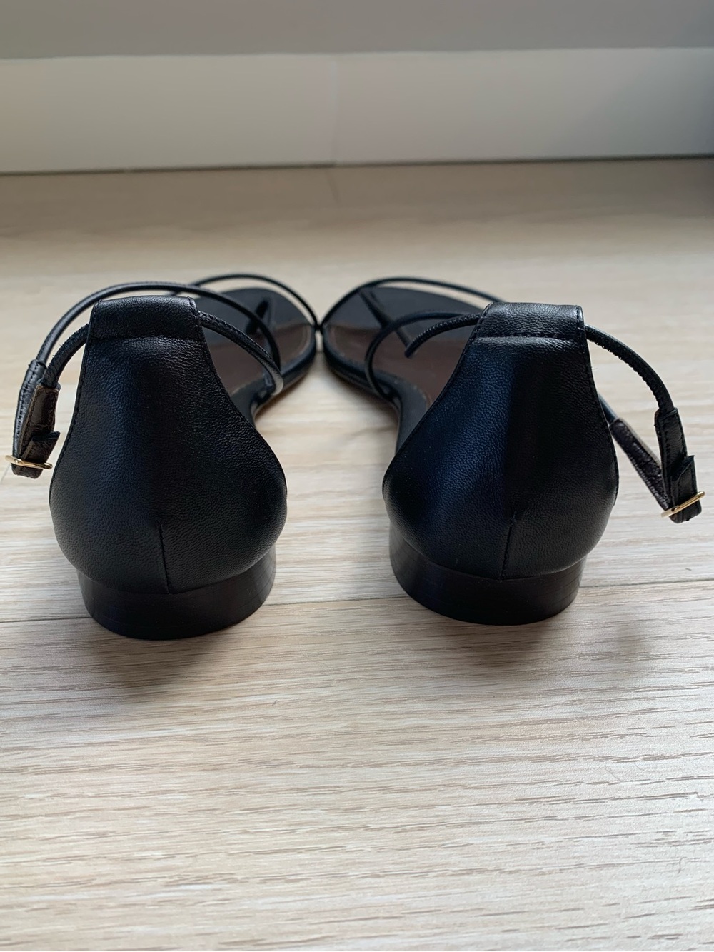 Emme Parsons Black String Strappy Sandal NWT Size 41 IT - Picture 7 of 8